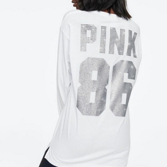 PINK Victoria's Secret Tops - New Victoria's Secret Pink Bling Long Sleeve
